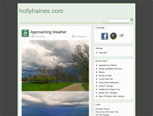 Tablet Screenshot of hollyhaines.com